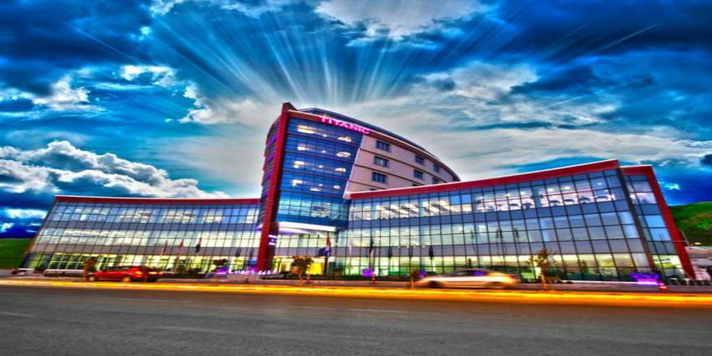 Titanic Hotel & Spa Sulaymaniyah ภายนอก รูปภาพ The headquarters of Turkmen Airlines in Ashgabat